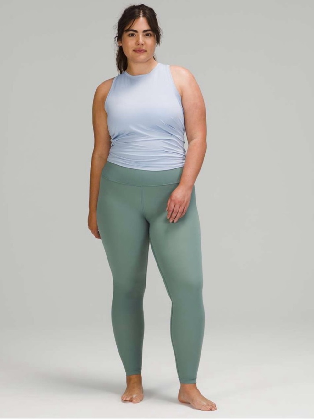 Lululemon Wunder Under High-Rise Tight 28" *Luxtreme Sage Yoga leggings Medium